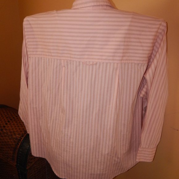 Men's A New Day button Front Shirt ~ Long Sleeved - Size XL - Light Orange - Picture 4 of 5